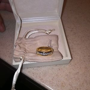 ashlynn avenue solar 18k yellow gold-plated ring